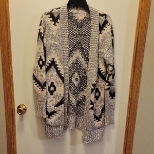 Mossimo Supply Co. Black and Gray Cardigan